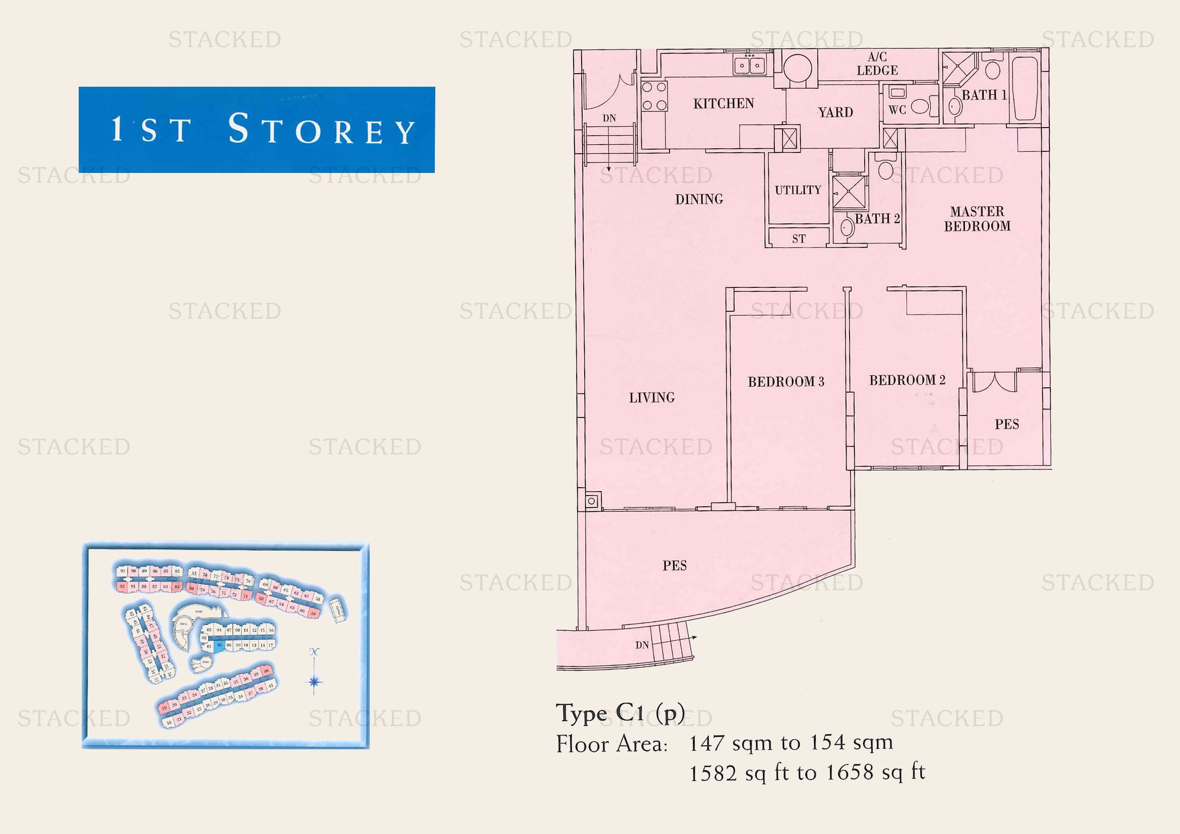 Seletar Springs Condominium floor plan